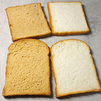 Realistic PU Foam Toast Bread Slice Model for Display, Props, or Prank Toy