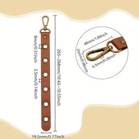Leather Hand-Woven Cord Organizer for Knitting and Sewing