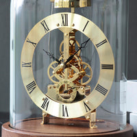 Black Walnut Solid Wood Alarm Clock with Night Light