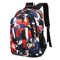 Large Capacity Outdoor Travel Business Casual Backpack Oxford Camouflage Student School Bag