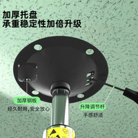 PU Anti-static Lab Stool with Backrest - Adjustable Swivel Chair for Cleanroom & Workshop