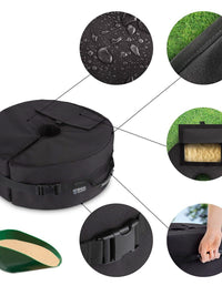 Outdoor Round Umbrella Base Weight Bag for Canopy and Display Tents