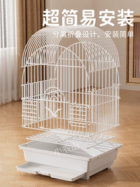 Large Bird Cage for Parakeets Cockatiels Lovebirds Finches with Accessories