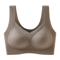 Women's Seamless Push Up Bra, Anti-Sagging, Minimizer, Side Support, Soft Lift, Back Smoothing, Comfortable Sports Bra