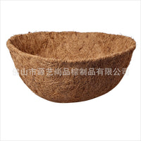 Coco Coir Liner for Hanging Baskets, Trough Planters, and Window Boxes - Natural Coconut Fiber Plant Pot Insert