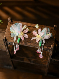Girls' Hanfu Tassel Hair Clips Chinese Style Ancient Princess Hairpins