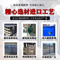 Zinc Steel Fence Panel for Garden Yard and Villa, Decorative Security Barrier