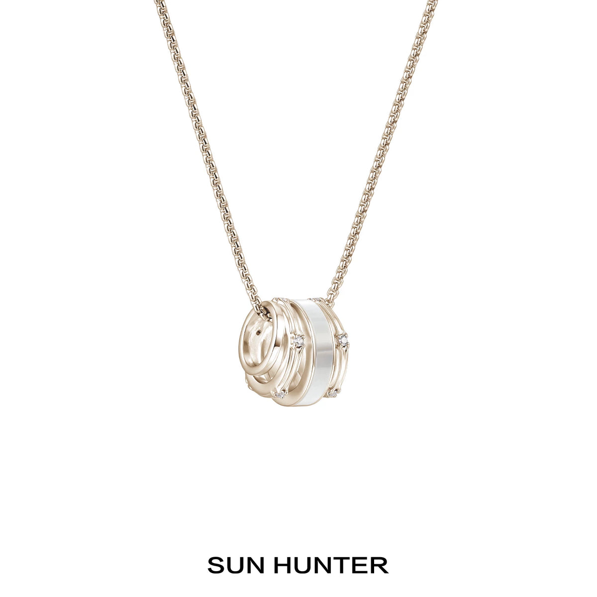 SUN HUNTER Mother-of-Pearl Iris Collection Jewelry
