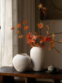 New Chinese Wabi-Sabi Ceramic Vase for Living Room Decor and Floral Arrangements