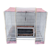 Pet Cage Mosquito Net Cover with Sun Protection and Splash Guard