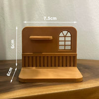 Miniature Dollhouse Scene Display Model for DIY Crafts and 3D Printed Figures