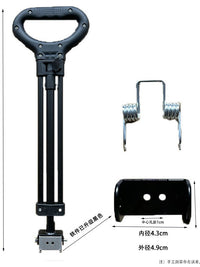 Retractable Handle for Outdoor Camping Cart Folding Wagon