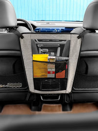 Car Seat Mesh Organizer and Barrier Net for Kids, Dogs, and Pets - Front and Rear Seat Divider