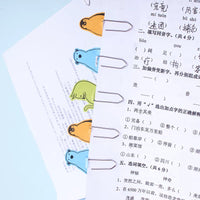 Deli Cute Cartoon Animal Paper Clips, Heart/Cherry Blossom/Candy Shaped, Assorted Colors for Office & School