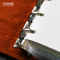 A8 Mini 3-Hole Loose Leaf Pocket Notebook Refills and Card Holders for Travel Journals