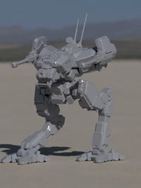 Sci-Fi Mecha Warrior Miniatures for Tabletop Wargames