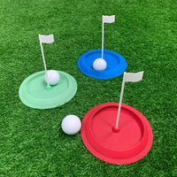 Golf Putting Cup with Flag, Indoor Practice Hole for Golf Putting Green