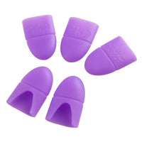 Cross Stitch Thimble Finger Protectors - Anti-Slip Silicone for Needle Pulling & Heat Protection