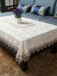 European Style Coffee Tablecloth Modern Luxury Fabric Dust Cover for Living Room Dining Table