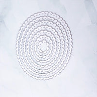 Lace Oval Embossing Die for DIY Cards & Paper Crafts