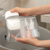 Japanese Imported Portable Soap Dish with Lid for Travel and Bathroom, Draining Design for Handmade Soap