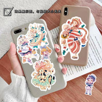 Anime Girl Sticker Set for Journals and Scrapbooks, Cute Dreamy Loli INS Style Decorative Stickers