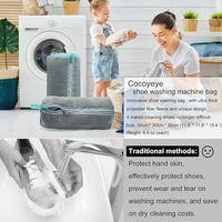 Chenille Laundry Bag for Shoes and Delicates, Anti-Tangle Washing Machine Care Bag