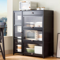 Modern Minimalist Sideboard Cabinet for Kitchen Living Room Storage, Wine Cabinet, Tea Bar Cabinet