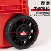 Longbang Industrial Grade Multi-functional Rolling Tool Box Stackable Storage Organizer for Hardware and Fishing Gear