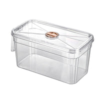 Turtle Habitat Tank with Lid - Clear Plastic Aquarium for Small Reptiles, Fish, and Hermit Crabs