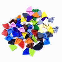Building Block Quarter Round Tile Compatible with Major Brands, 0.1kg Bag