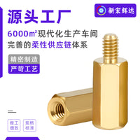 M3 Hex Brass Standoff Spacer for PCB Motherboard, Male-Female Threaded
