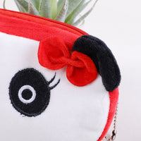 Korean Creative Plush Pencil Case for Students, Large Capacity Pen Bag, Birthday Gift
