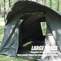W.P.E Outdoor Tunnel Tent for Family Camping, Sun Protection & Rainproof Portable Folding Tent
