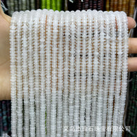 Natural Stone Crystal Agate Tiger Eye Abacus Spacer Beads for DIY Jewelry Making