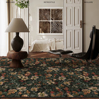 Vintage Belgian Velvet Living Room Rug - Waterproof, Non-Slip, Wear-Resistant Floor Mat