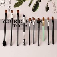 Professional Eyeliner Eyebrow Eyeshadow Lip Makeup Brush Set