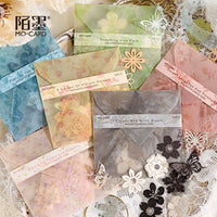 Vintage Hollow-Out Butterfly Flower Journaling Material Pack for DIY Scrapbooking Decoration