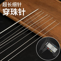 Extra Long Beading Needles for DIY Jewelry Making and Crafting