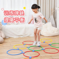 Sensory Integration Hopscotch Rings Set for Kids Indoor Outdoor Play