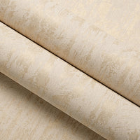 Non-Adhesive Striped Solid Color Non-Woven Wallpaper for Bedroom Decor
