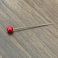 Extra Long Pearl Head Pins for Sewing and Crafting, White