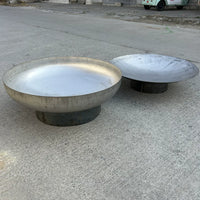 304 Stainless Steel Oval Fire Pit Bowl for Outdoor Gatherings and Festivals