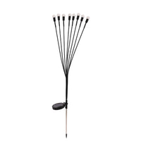 Solar Firefly Ground Plug String Lights LED Outdoor Decorative Garden Wind-Activated Lawn Lights