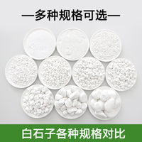 Natural White Pebbles for Garden Landscaping and Pathways, 40lb Bag