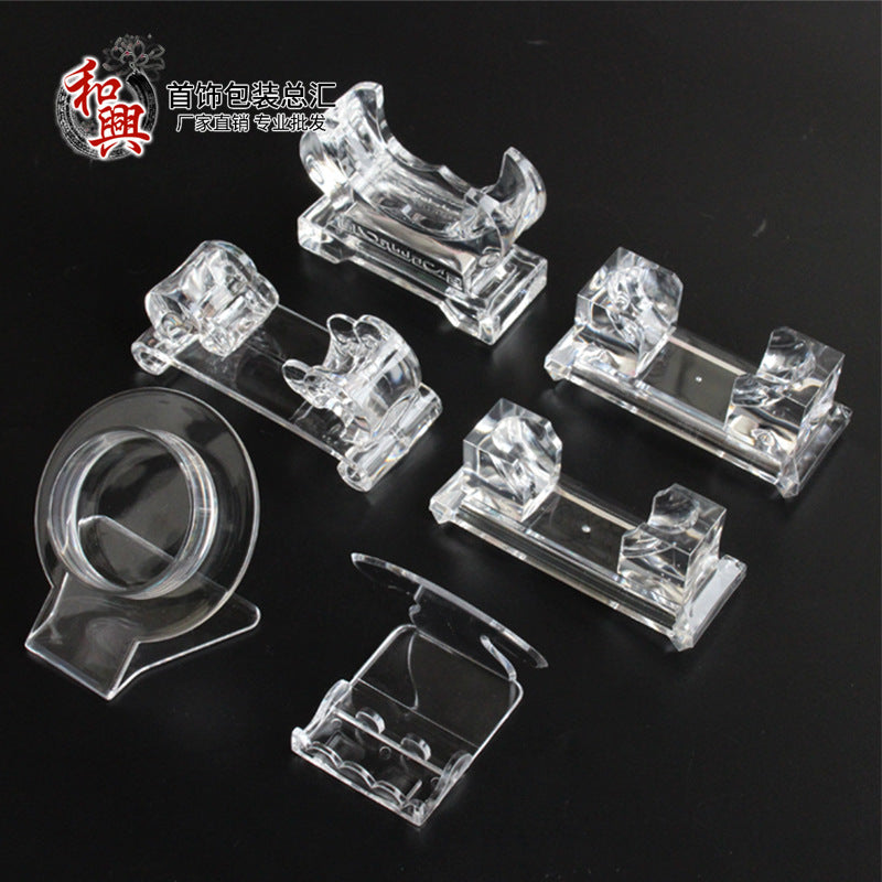 Clear Acrylic Bangle Bracelet Display Stand for Jewelry