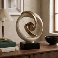 Italian Minimalist Rolling Fortune Ornament for Living Room TV Cabinet Decor