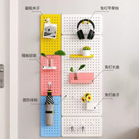 Metal Pegboard Storage Panel for Cabinets and Tool Organization