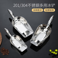 Stainless Steel Multi-Purpose Scoop for Ice, Flour, Popcorn, and Dry Goods