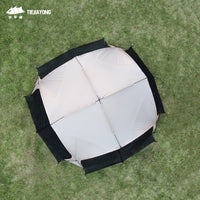 Outdoor Dome Canopy Tent with Sun Protection for Camping and Windproof Rain Shelter